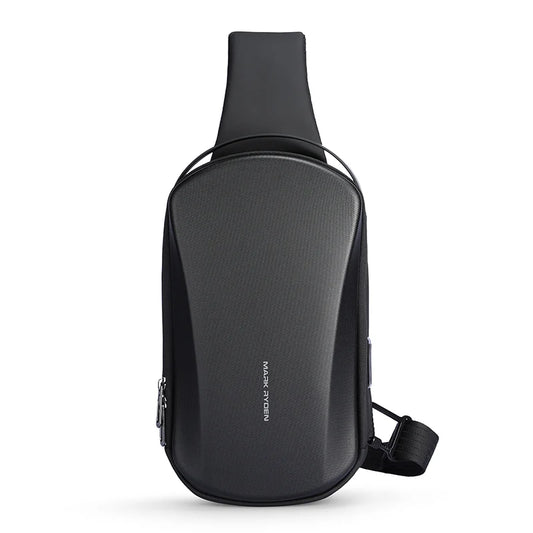 MarkRyden Ratio Arc Mini — Hard-Shell Waterproof Daily Crossbody Bag with USB Charging Port
