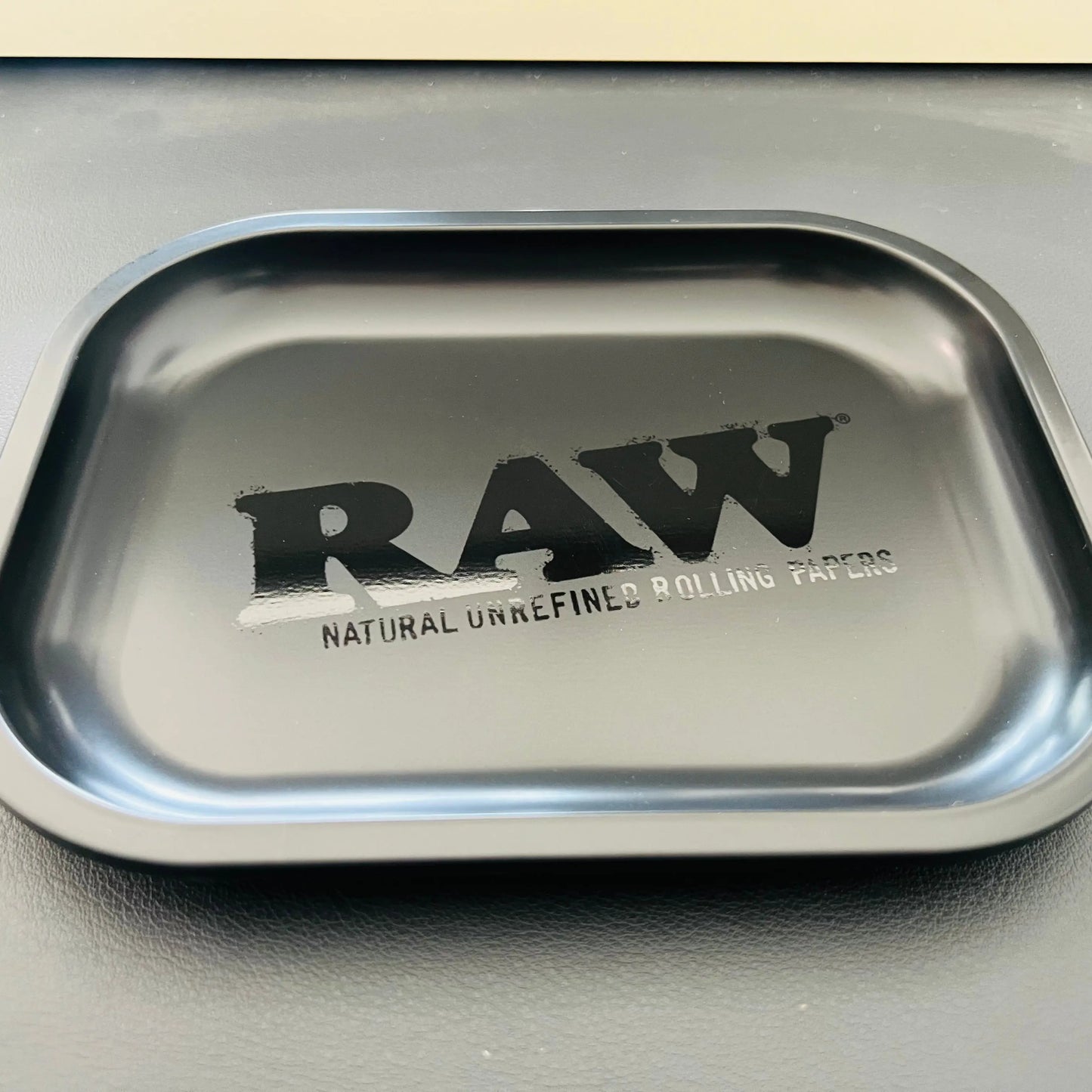 Black Herb Spice Grinder & Rolling Tray Combo