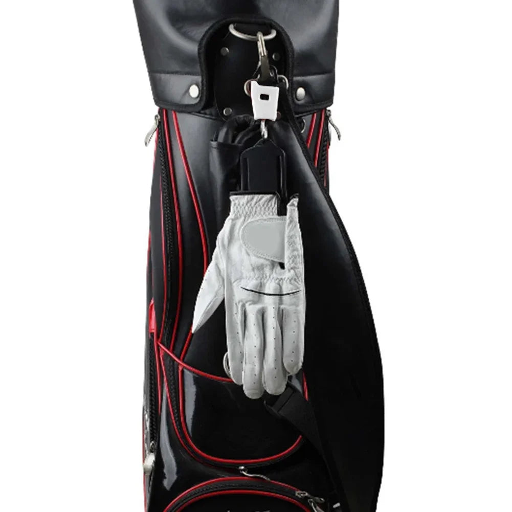 Golf Glove Holder Rack - Portable Plastic Gloves Hanger with Key Chain, Display Stand for Golf Gloves, Golf Accessories