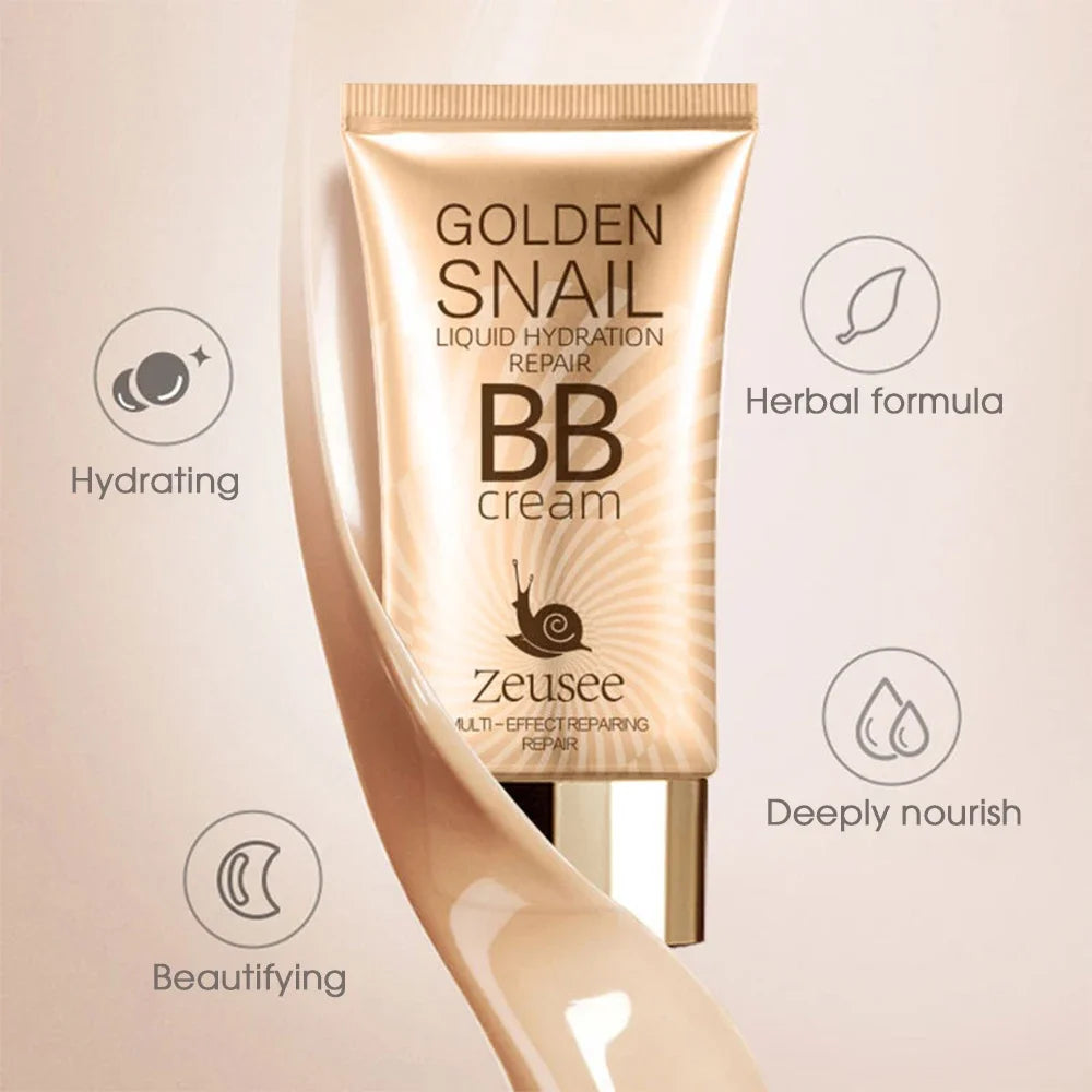 Oil-Control Matte BB Cream — Waterproof Full Coverage Liquid Foundation & Concealer for Acne, Spots, and Dark Circles