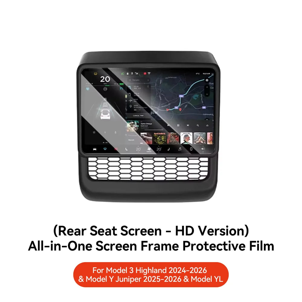 Tesla Model 3/Y Rear Center Console Vent Cover - Dust-Proof Interior Styling Accessory