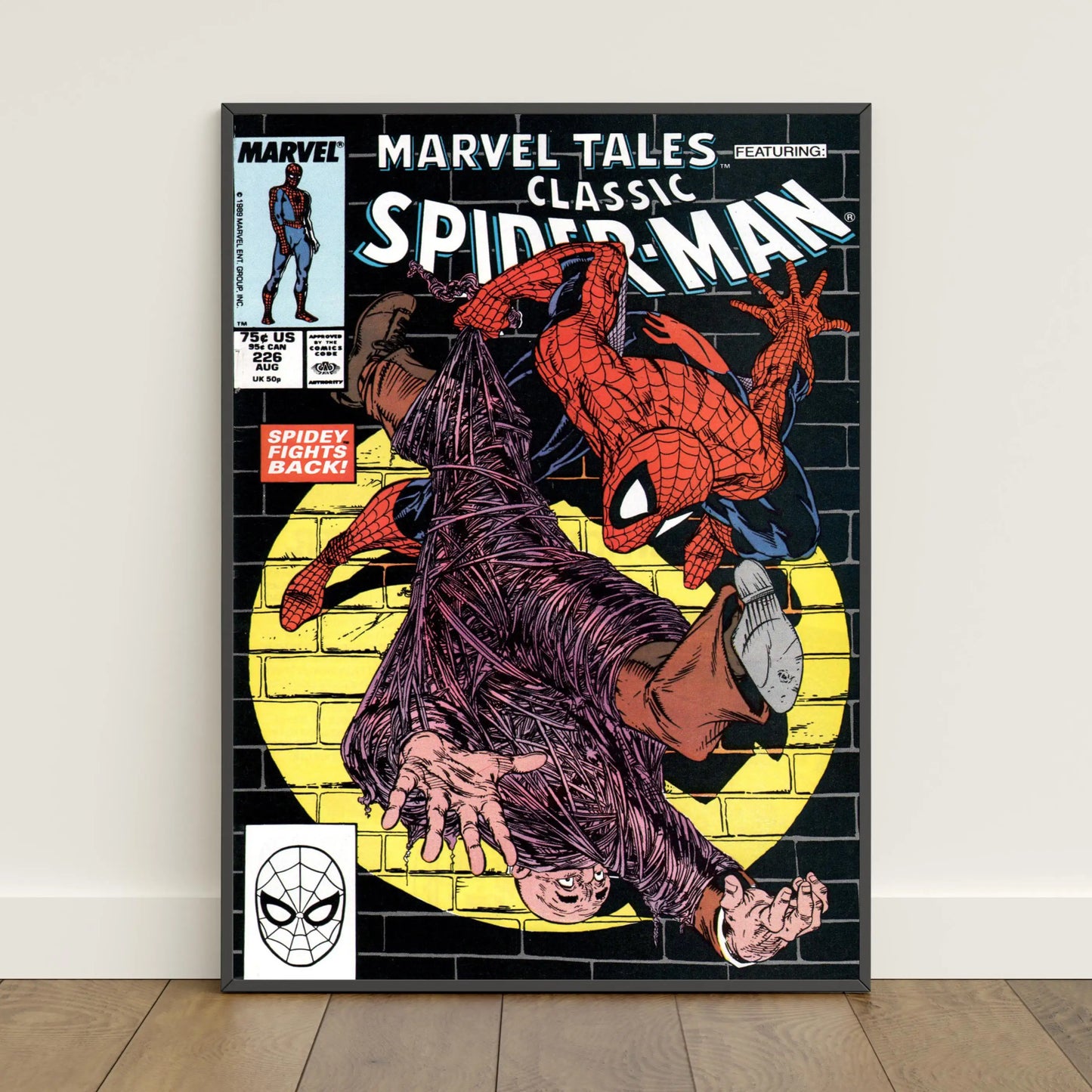 Spider-Man Comic Book Poster - Peter Parker Movie-Inspired Canvas Wall Art