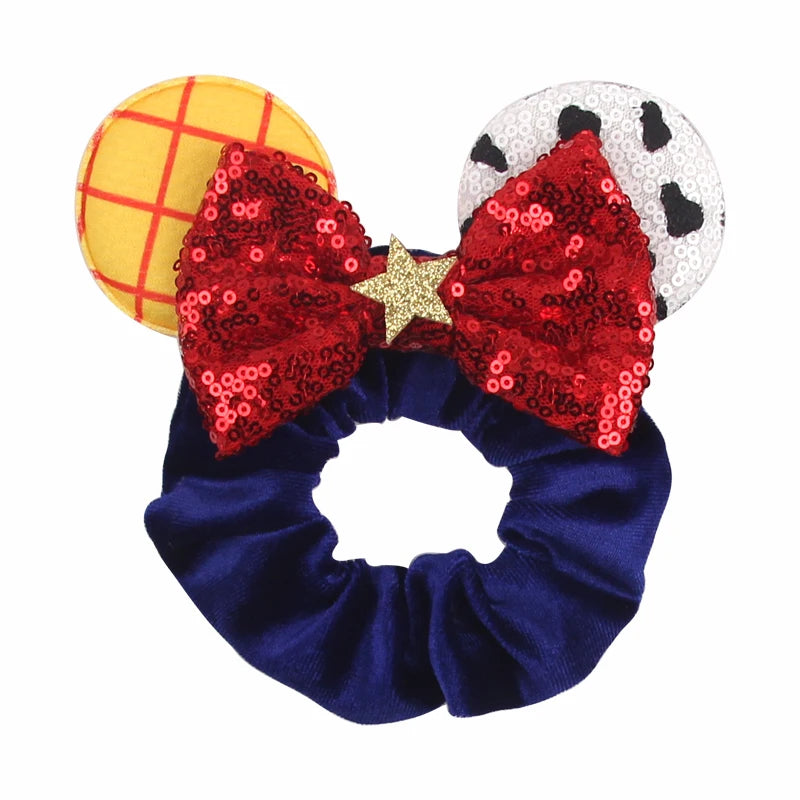 Velvet Mouse Scrunchies - Cute Elastic Ponytail Holders & Hair Accessories for Girls