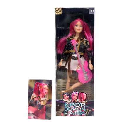 2025 Anime K-Pop Demon Hunters 30CM Vinyl Doll – Rumi Mira Zoey Birthday Gift for Girls