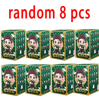 Demon Slayer Tanjiro & Nezuko Figure Blind Box – Anime Cartoon Statue Model Ornament, Creative Surprise Gift
