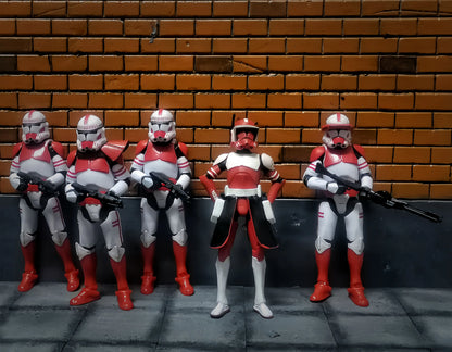 Star Wars 3.75" Clone Trooper Action Figure — 1/18 501st & 187th Legion REX ARF P1/P2 Toy Model