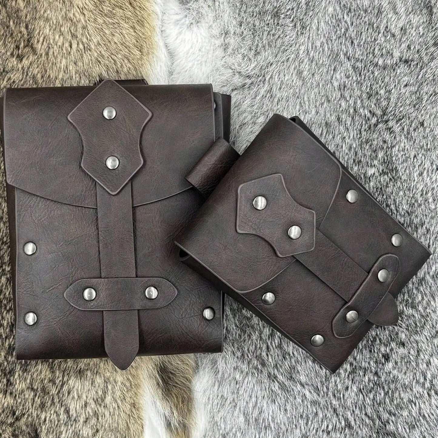 Medieval Belt & Pouch Accessory Set – Renaissance Viking Waist Bag, Wide Vintage Belt for Halloween, 1/2/3pcs