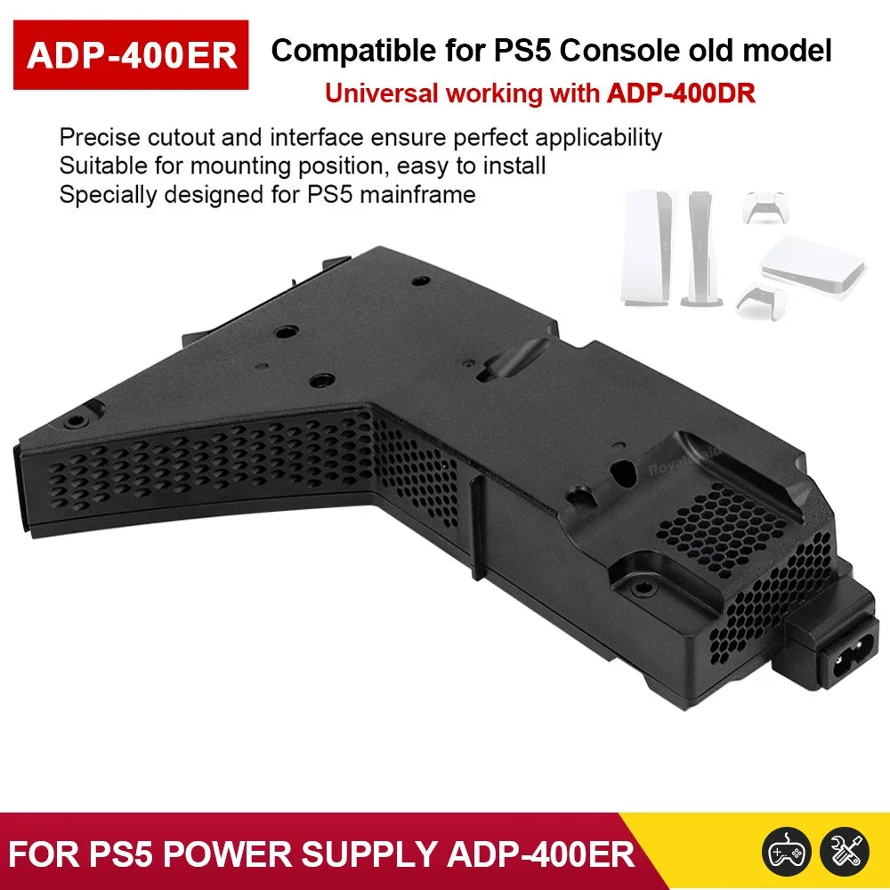 Replacement Internal AC Adapter Power Supply for PS5 CFI-1215 — ADP-400DR/ADP-400ER/ADP-400FR
