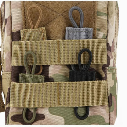 4/10Pcs MOLLE Elastic Retainer Straps - Tactical Webbing Attachment Buckles for Antenna, Flashlight & Gear Organization