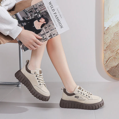 2025 Women’s Spring Casual Shoes – Campus Style Platform Sneakers, Designer Leather Footwear, Versatile Fashion Sneakers
