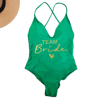 Women's Padded One Piece Swimsuit - Sexy Plus Size Beachwear Bathing Suit for Summer & Bachelorette Parties