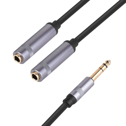 3.5mm to Dual 6.35mm Audio Splitter Cable - TRS Y Adapter for Amplifiers, Speakers & Mixers