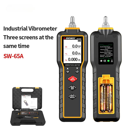 SW-65A Vibration Meter - Handheld Digital Vibration Measurement Instrument for Machinery Testing
