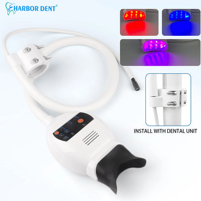 Dental LED Cold Light Whitening Lamp – 3 Color Tooth Bleaching Accelerator Device for Professional Chair Equipment