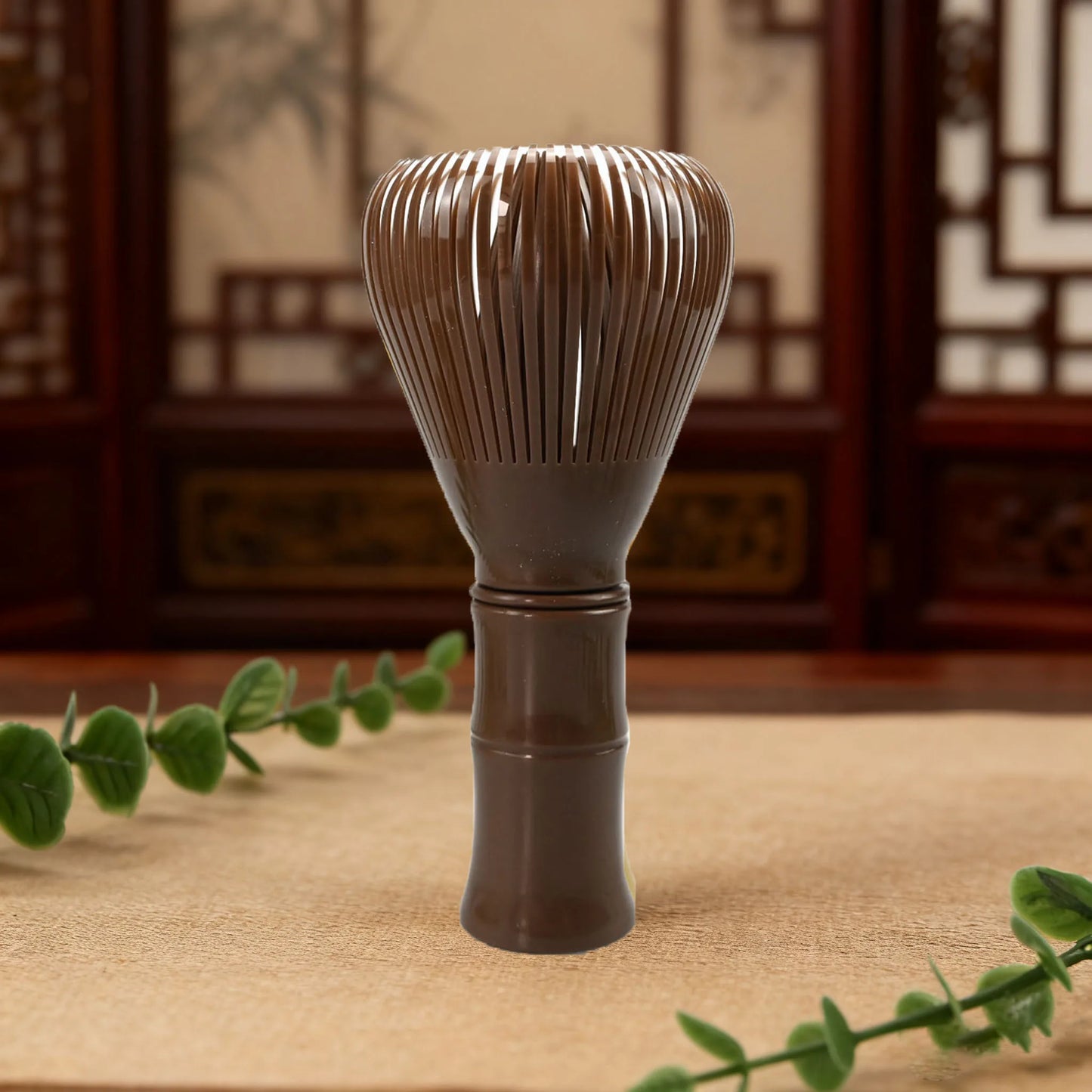 Matcha Plastic Tea Whisk Set - Food Grade Matcha Chasen with Whisk Stand for Easy Tea Preparation