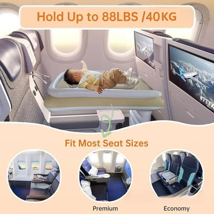Portable Toddler Airplane Bed – Travel & Car Sleeping Mattress for Kids and Babies