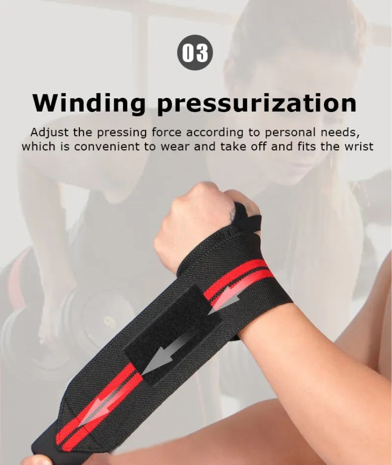 Elastic Adjustable Wrist Straps: Men and Women Wristband for Athletes - Powerlifting Wrist Fixer, 1PC