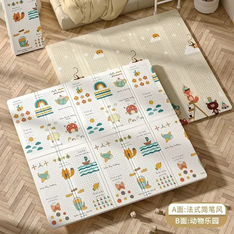 Foldable Baby Play Mat – XPE Kids Crawling Puzzle Carpet, Educational Activity Rug, Children’s Floor Games Blanket Toy