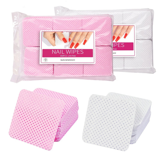 Nail Polish Remover Wipes – Non-Woven Nail Cleaning Pads for Women & Beauty Salon Use