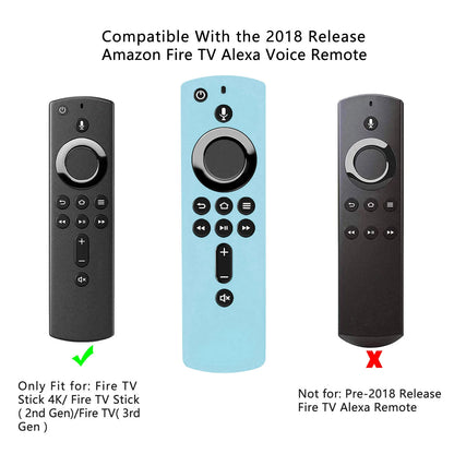 Shockproof Anti-Slip Silicone Case for Amazon Alexa Fire TV Stick Remote Control: Protective Cover for Durable Controller Sheath