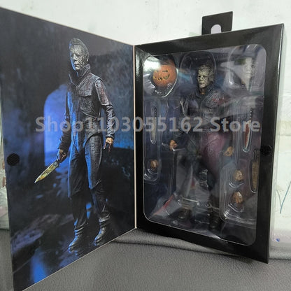 NECA Halloween II Michael Myers Action Figure – Pumpkin Kill Horror Collectible Toy