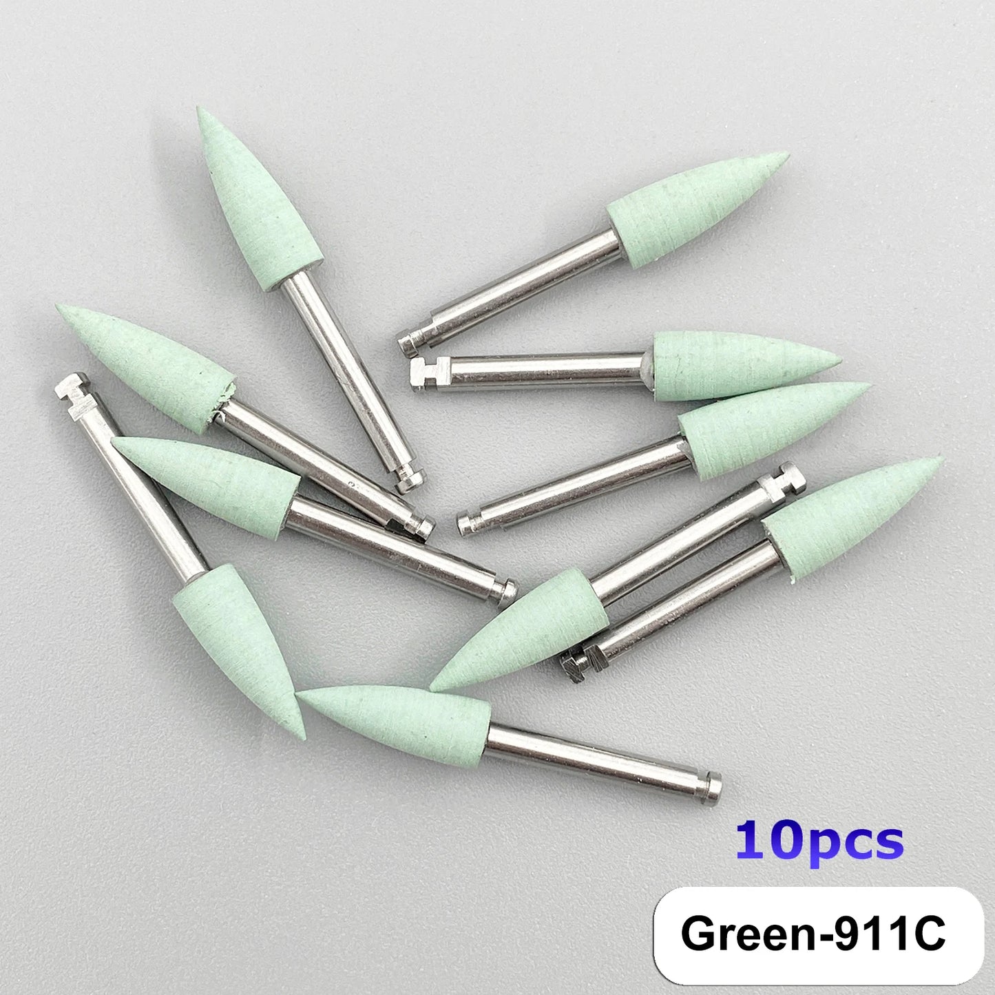 WELLCK Dental Silicone Grinding Heads – 12/10pcs Teeth Polisher for Low-Speed Dental Tools & Lab Use