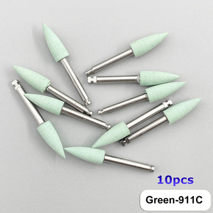WELLCK Dental Silicone Grinding Heads – 12/10pcs Teeth Polisher for Low-Speed Dental Tools & Lab Use
