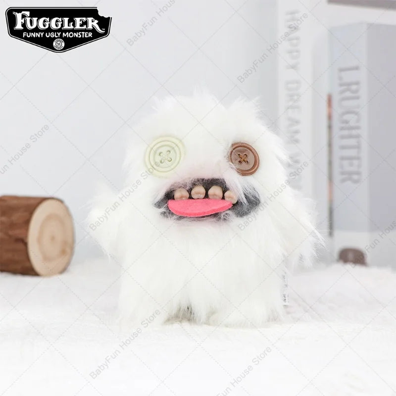 Original Fuggler Ugly Teeth Plush Keychain – Wide-Eyed Monster, Alien & Rabbit Peluche Pendant Toy