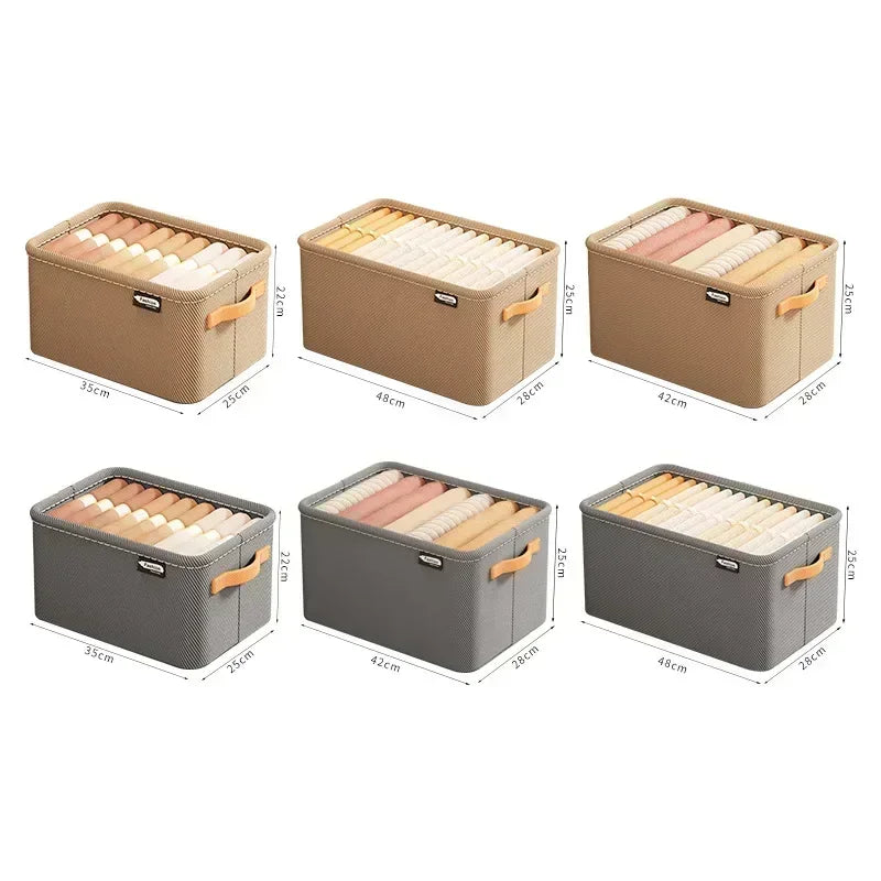 Thick Clothes Organizer Storage Box — Drawer Cabinet for Pants, Sweaters, Jeans, and Wardrobe Clothes