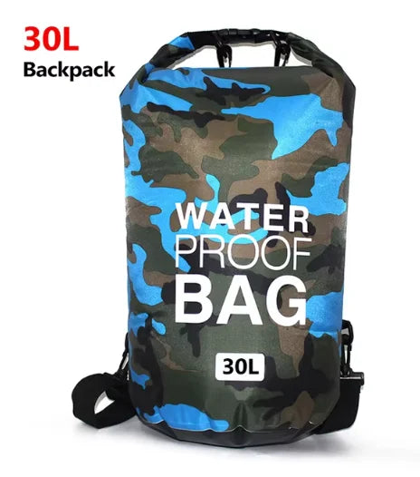 Waterproof Dry Bag - 10L/20L Storage Pack for Swimming, Trekking, Rafting, Kayaking & Boating