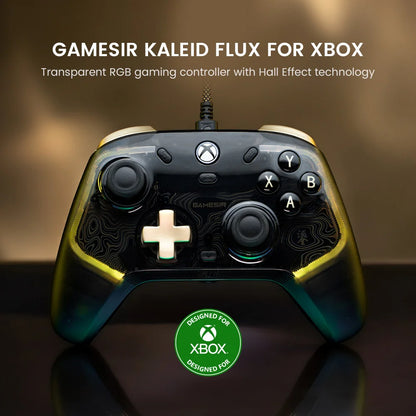 GameSir Kaleid Wired Xbox Controller – Hall Effect Joystick Gamepad for Xbox Series X, Series S & Xbox One