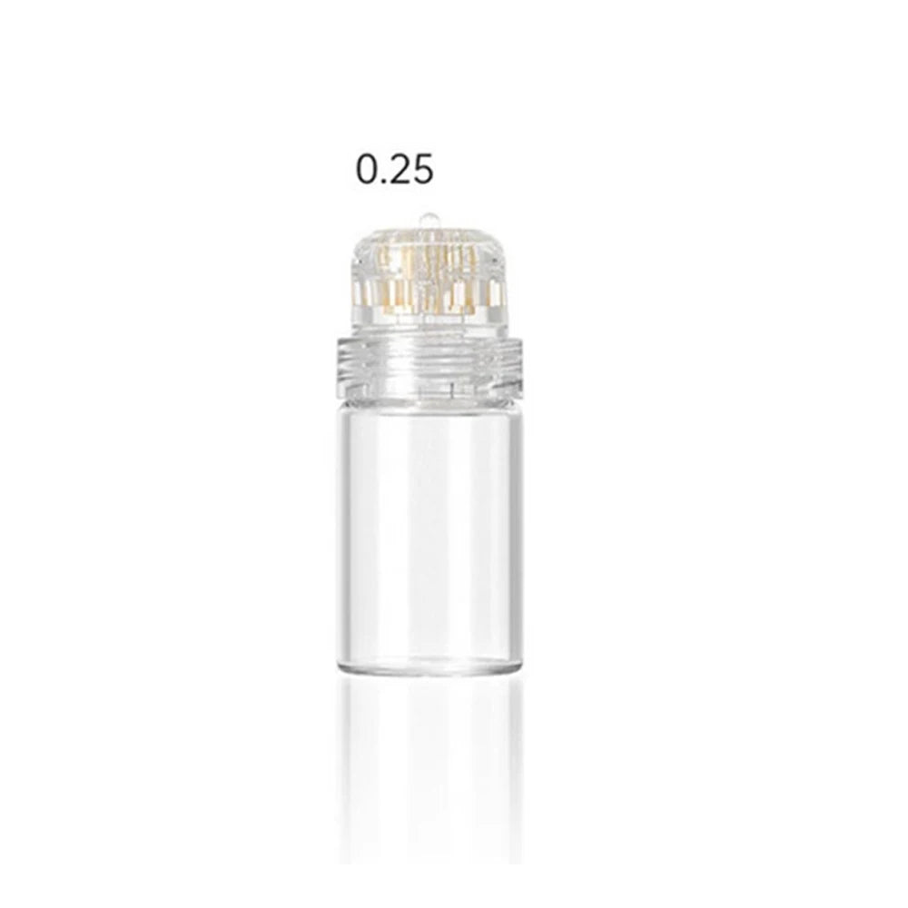 20-Pin Titanium Derma Stamp - 0.25mm Microneedling Tool for Face, Hair, Beard & Skin Care