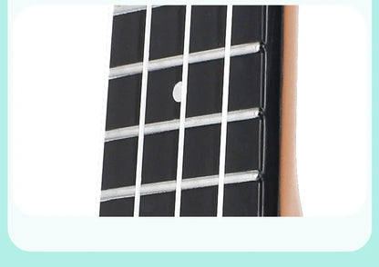 35cm Children’s Toy Guitar – Playable Beginner Instrument with Paddles, Simulated Ukulele Music Toy