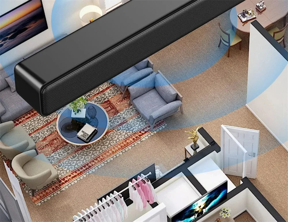 Original Bluetooth Soundbar Subwoofer - Wireless TV & Computer Speaker for Home Theater Music
