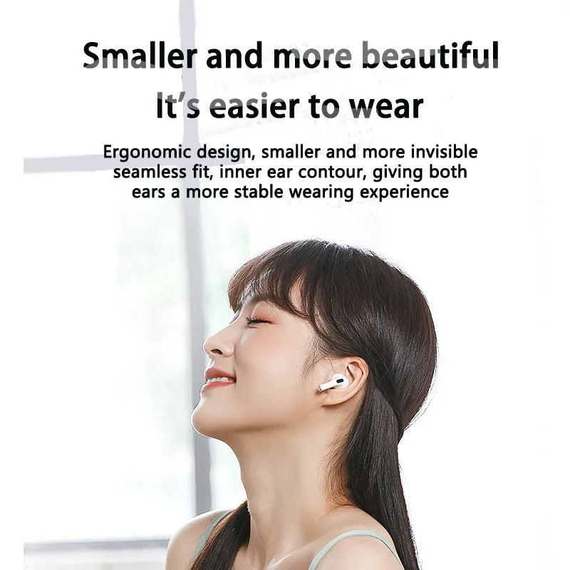 Pro 4 TWS Wireless Earbuds – Bluetooth 5.3 Waterproof Headphones with Mic for Xiaomi & iPhone
