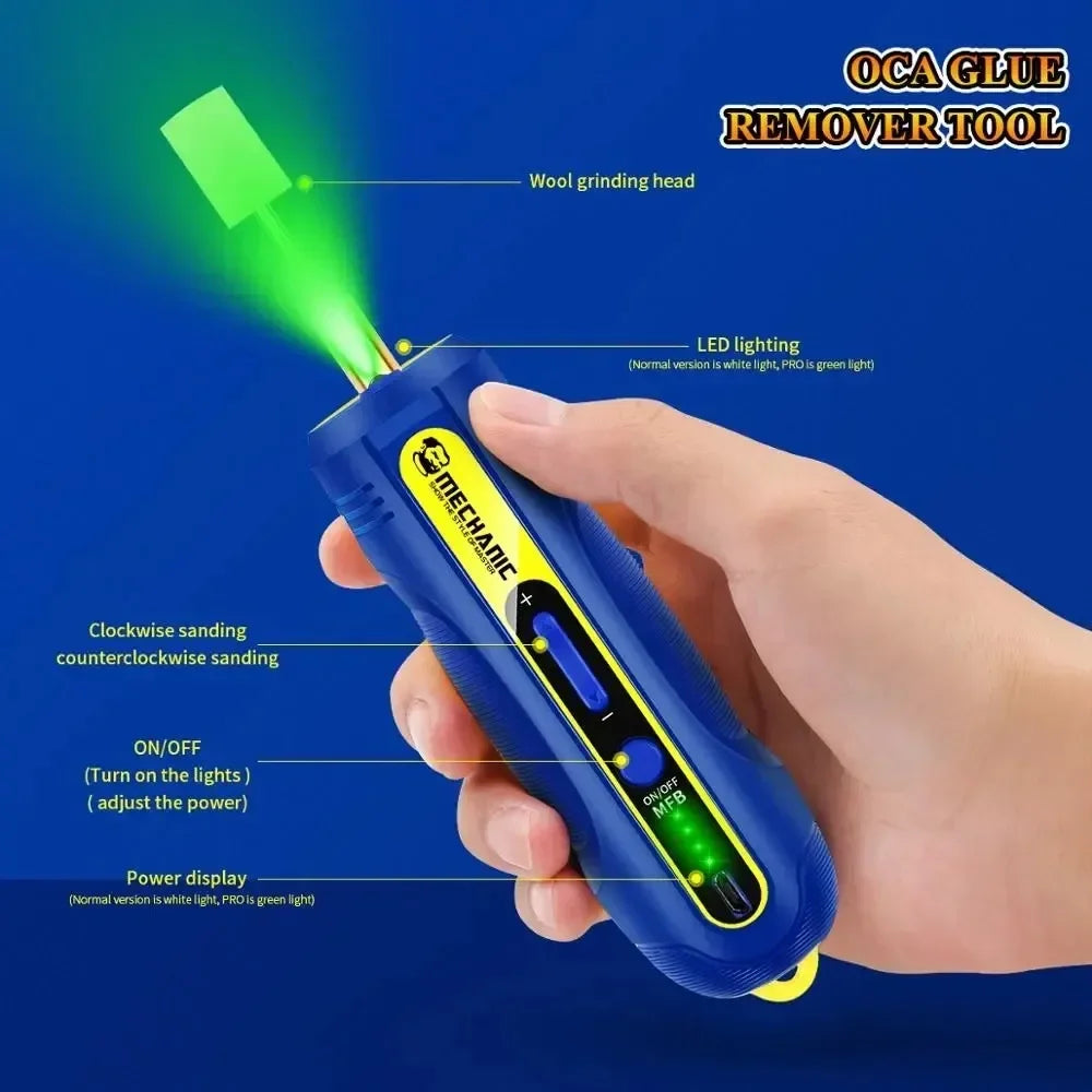 Mechanic IR10 PRO OCA LCD Screen Degumming Set – Adjustable Speed Electric Glue Removal Pen Kit for Mobile Phone Repair