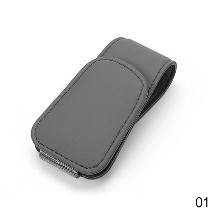Universal Car Sun Visor Organizer Clip – Sunglasses Holder, Card & Pen Storage Auto Accessory