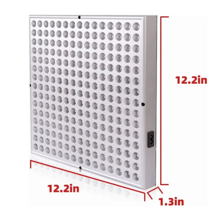 45W LED Red Light Therapy Panel – 225 LED Lamp for Anti-Aging Facial Skin Care, Body Pain Relief & Physical Therapy