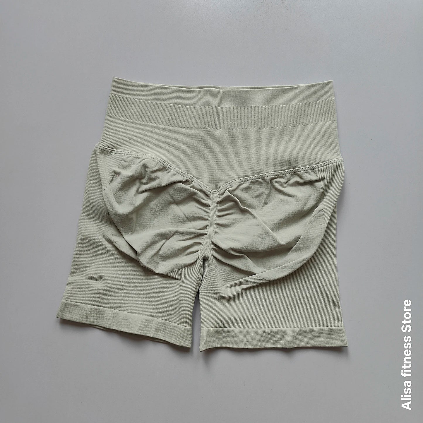 High Waisted Yoga Shorts - Seamless Tummy Control Fitness Shorts for Running, Workout & Activewear