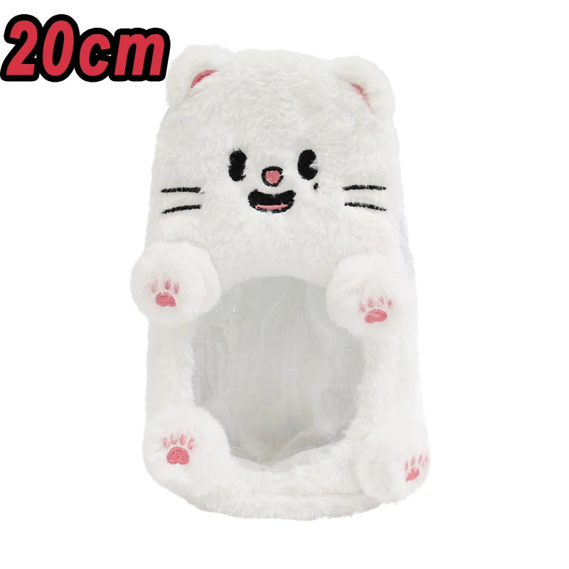 310style Skzoo Plush Pencil Case – Kawaii Kpop Stray Wolf Stuffed Animal Toy, Cartoon Plush Doll for Kids Gift