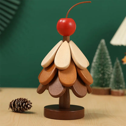 Tree Shape Solid Wood Insulation Mat – Anti-Scalding Pot Mat for Dining Table, Creative Festival Gift & Home Decor