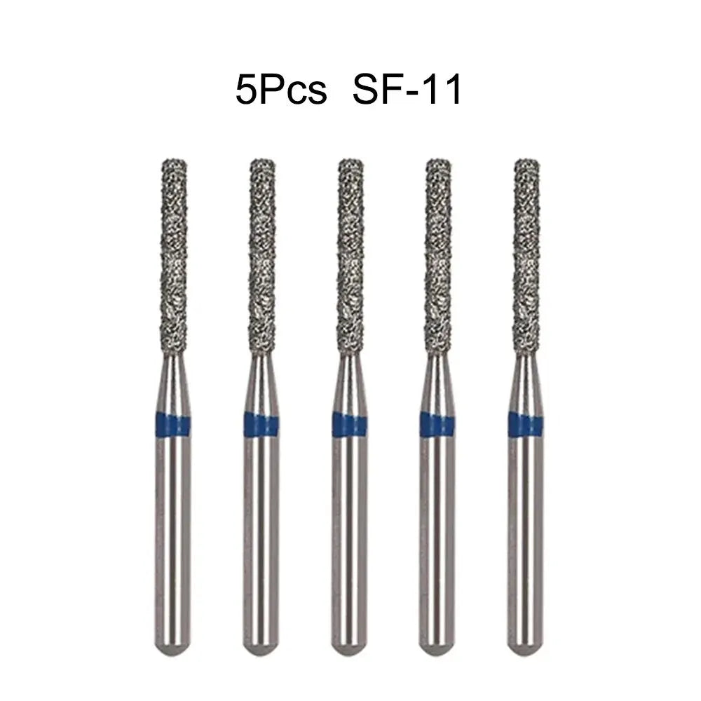5pcs Dental Diamond Burs Drill FG 1.6mm – High-Speed Handpiece Burs for Polishing & Whitening