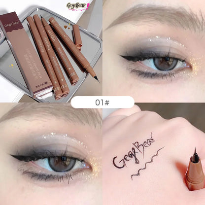 Gege Bear Liquid Eyeliner Pen – Waterproof, Smudge-Proof, Fast & Precise Makeup with Quick Drying Formula