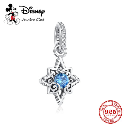 New 925 Sterling Silver Mickey Minnie Vinnie Charm – Beaded Fit for Original Pendant Bracelet, DIY Ladies Jewelry