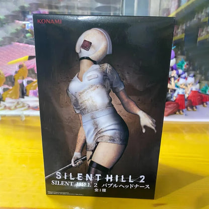 Silent Hill Figure – Bubble Head Nurse Red Pyramid Head Ornament, Horror Collectible Toy Gift