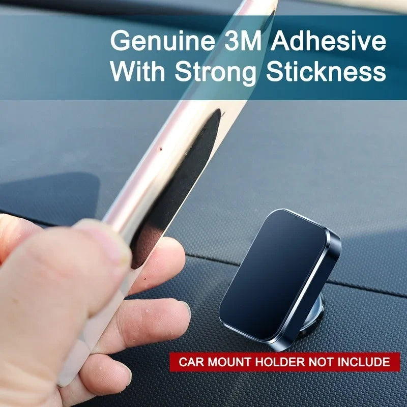 Magnetic Metal Plate for Car Phone Holder - Leather Disk for Air Vent Mount & Magnetic Phone Stand