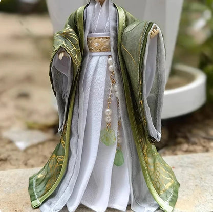 1/6 Scale Classic Ancient Style Immortal Hero Doll Outfit – Elegant Traditional Scholar Hanfu for 12-Inch Male Action Figures