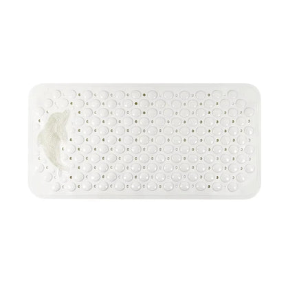 Dolphin Rectangular Non-Slip Bath Mat – 35x70cm PVC Anti-Skid Bathroom & Bathtub Foot Rug