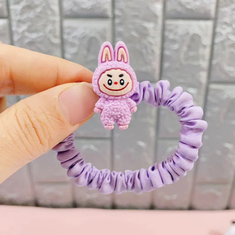 Cute Anime Hair Ropes – Elastic Hair Ties for Women and Girls