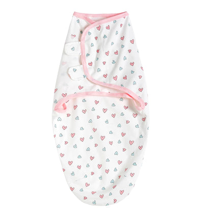 100% Cotton Newborn Swaddle Sleep Sack – Thick Infant Baby Wrap Cocoon Diaper Bag (INSULAR Summer)